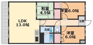 プレアール松山祇園の物件間取画像